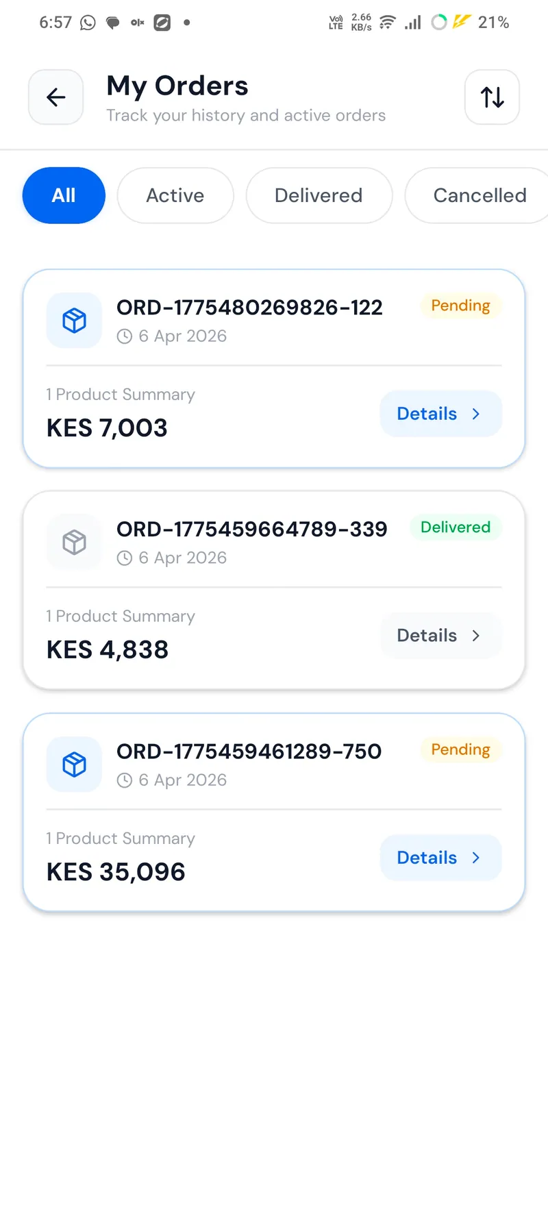Vedrastores App screenshot 3